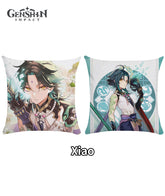 Genshin Liyue Character Throw Pillows: Ganyu, Xiao, Qiqi